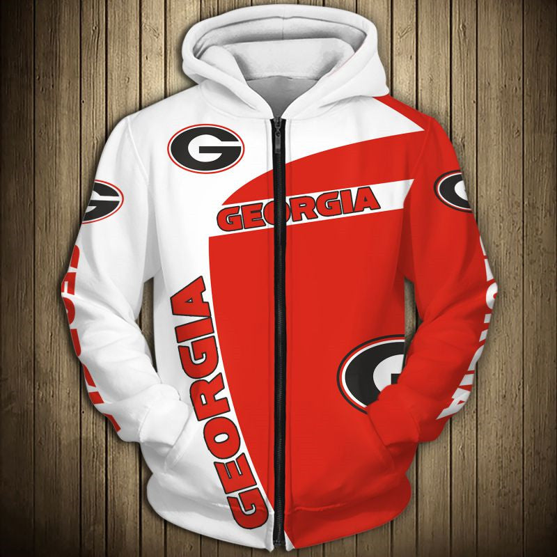 Georgia Bulldogs Zip-Up Hoodie - Unleash Your Team Spirit